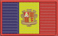 Шеврон флаг Андорры
