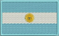 Шеврон флаг Аргентины