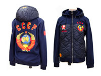 Вышивка на куртке символика СССР