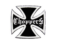 Нашивка крест choppers